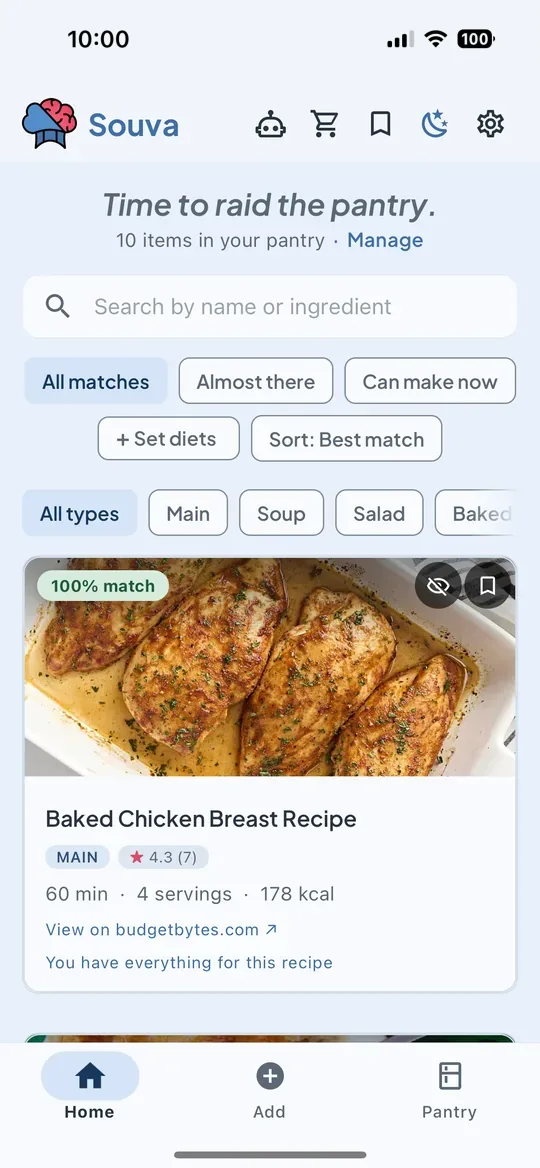 Ranked by what&rsquo;s in your kitchen